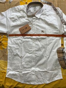 Men’s Burberry Luxury White Shirt Size 42