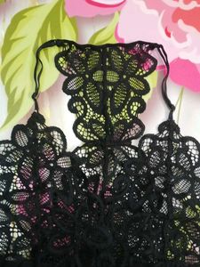 (1100)Black Lace Bralette