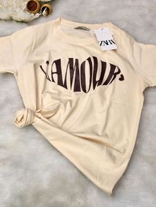 1st copy t shirt of zara for women/half sleeves