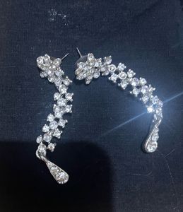 diamond necklace and earrings set