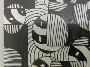 Abstract Black &amp; White Art