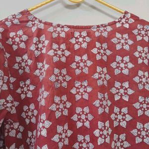 Fabindia Floral Print Tunic Top