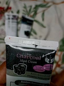 Charcoal Mask Cream Set Of 3