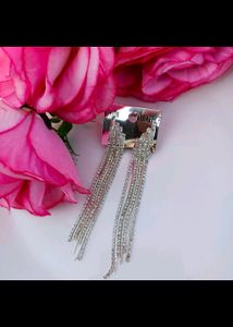 Big Black tassel earrings 🎀
