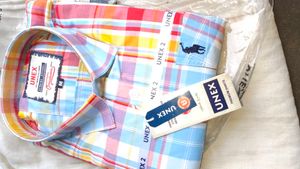 Colorful Plaid Shirt new condition and bilkul pani