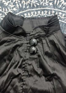 Black Crop Over Coat