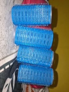 Blue Hair Rollers - Set of 4💗