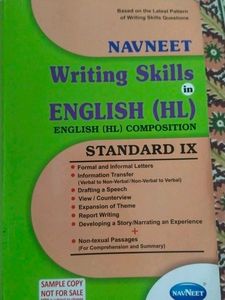 Navneet Writing Skills English HL Std IX