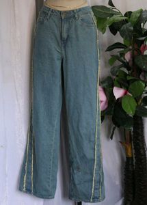 Combo Glitchez Frayed Jeans And Boho Pant
