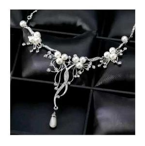 Silver Pearl Necklace