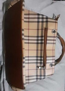 Vintage Burberry Plaid Handbag