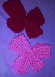 Cute Handmade Crochet Hair Bows