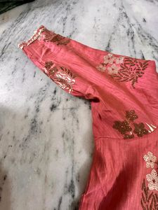 Festive Wear Kurta With Gota Work