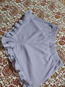 Lavender Colour Shorts