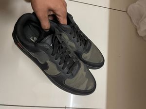 New Nike Black Army Design Shoes
