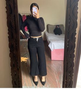 Flared Black Pants