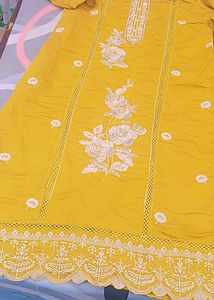Pakistani Wedding Suit Kurta Pent Duppata 3pc Sui