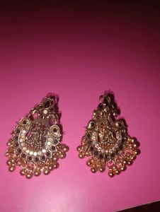 2 Pair Of Statement Ethnic Earrings