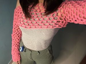 Crochet Mesh Top