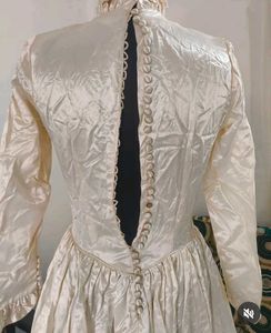 Vintage Satin Wedding Gown 😍