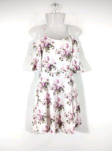 Pretty Floral Printed Women's Dress