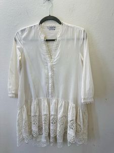 Reserved White Crocet Top