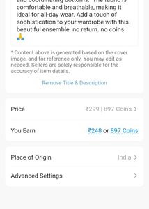 Peach Embroidered Kurta Set