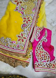 Designer Saree 🥻 😍with Blouse Full Net Sare