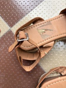 Brown Espadrille Sandals - Size 41