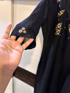 Black Kurta Pant Set