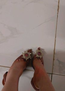 RSVP Blush Satin Slingback Heels