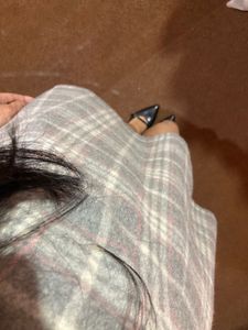 Plaid Mini wool Dress