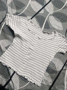 Striped Crop Top