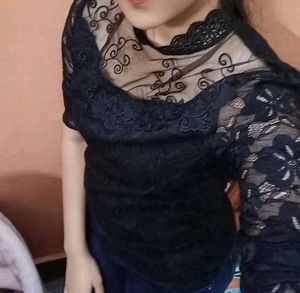 Elegant Black Lace Top