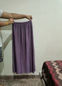 Women Satin Maxi Skirt