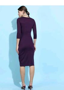 Purple Midi Dress