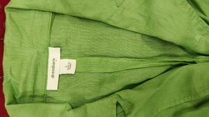 Green Button-Up Blazer