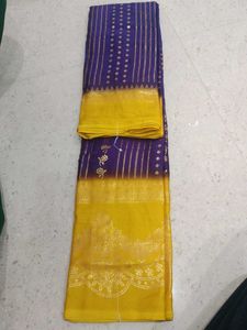 Elegant Purple & Yellow Border