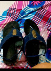 Blue Thong Sandals