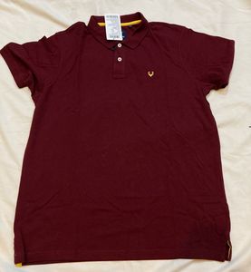 Burgundy Polo Shirt - Size M