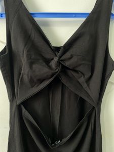 Black Round Neck Dress