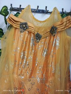 EthnicGown With Floral Wedding,Engagement Fastival