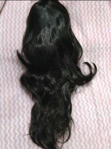 Dark brown wig with Comb
