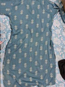 Blue Printed Kurti