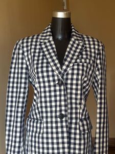 Checkered Blazer
