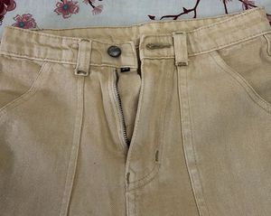 Beige Cargo Pants
