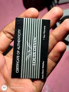 LOUIS DEVIN Classic Black Dial Watch.