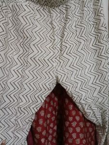Printed Kurti Set With Pant