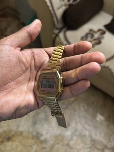 Casio A158 Gold Digital Watch