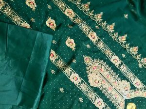 Emerald Green Embroidered Suit